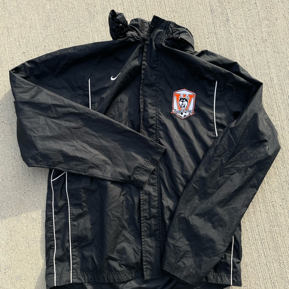 Nike Black Jacket with Washington Huskies Patch